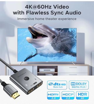 Conmutador HDMI WARKRY 4K