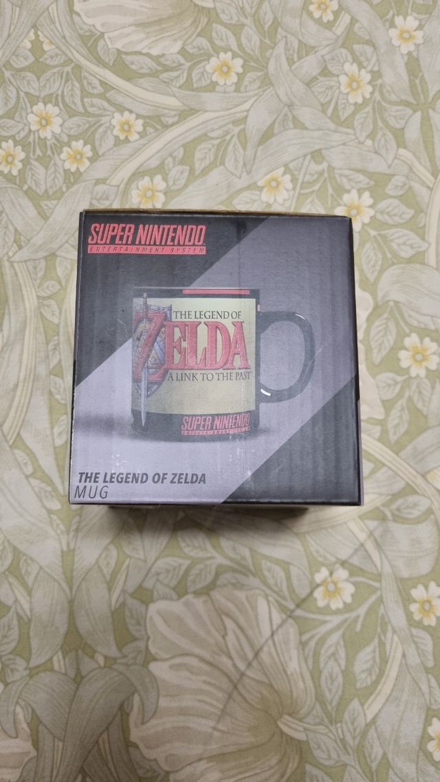 Nintendo snes taza oficial the legend of zelda