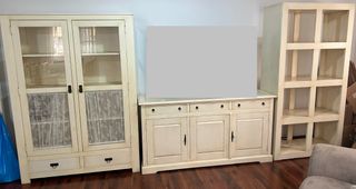 Muebles salón: aparador, vitrina, estantería