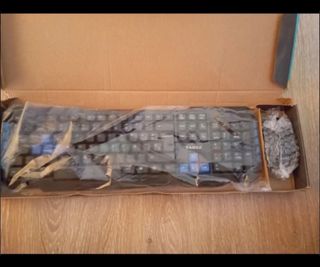 Teclado Ratón SANDA Negro Azul
