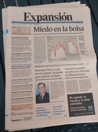 Periódico Expansión 17/08/07