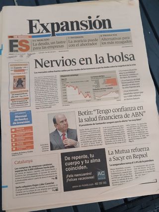 Periódico Expansión 17/08/07