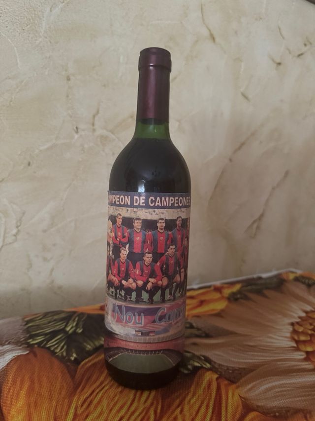 Botella Vino FC Barcelona