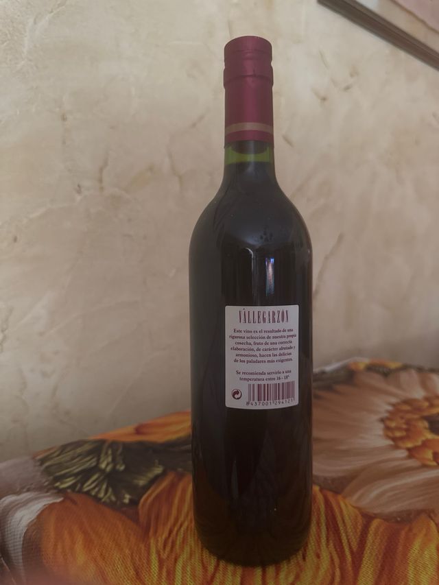 Botella Vino Real Madrid