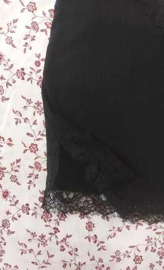 Top encaje negro H&M