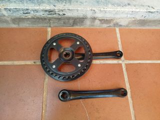 Bielas bicicleta montaña usadas De 17.5cm de ejes.