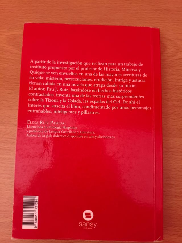 Minerva, Chacón y las espadas del Cid