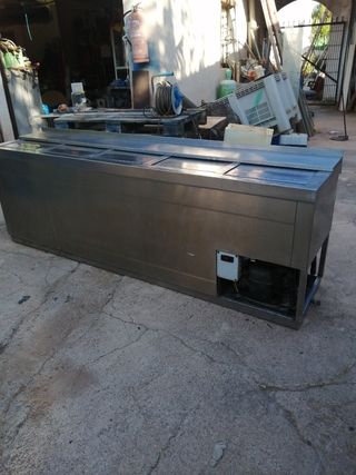 Botellero acero inoxidable 2,5m