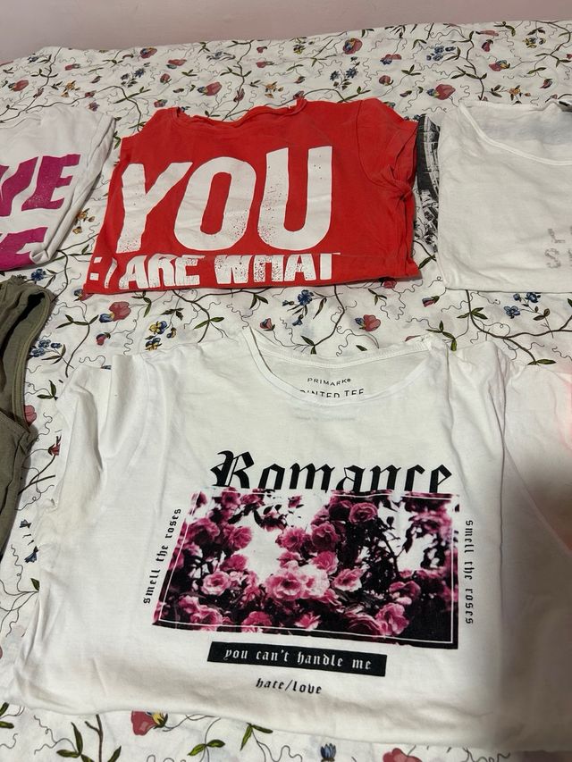 Lote 6 Camisetas estampadas