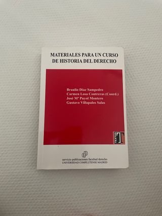 materiales para un curso de historio del derecho