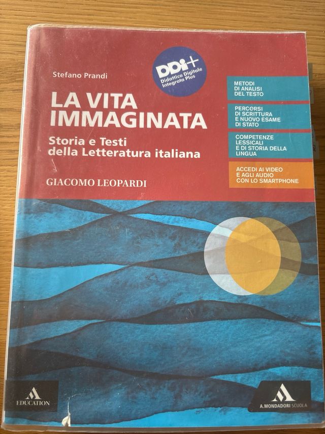 La vita immaginata 2A-2B + fascicolo G. Leopardi