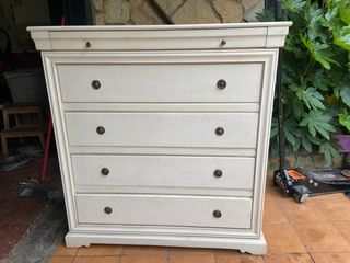 Cassettiera a 5 cassetti - Legno bianco