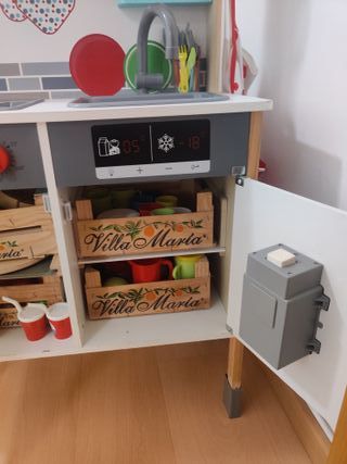 Cocinita madera Lidl + accesorios