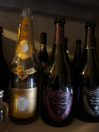 Bottiglie Champagne Dom Pérignon e non solo