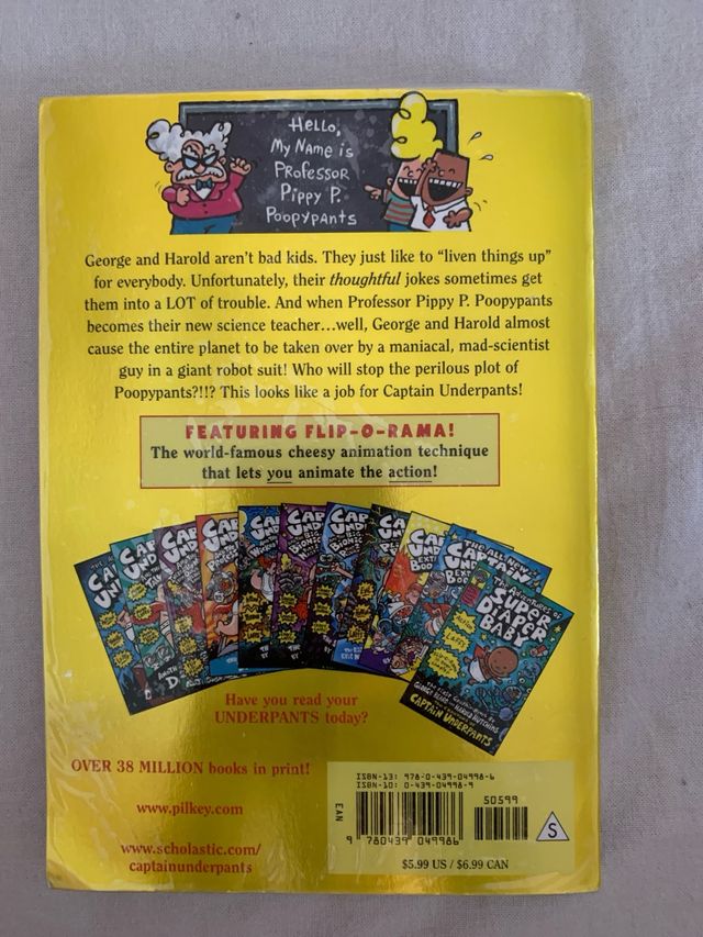 CAPTAIN UNDERPANTS : The Perilous Plot of Profe...