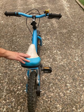 Bicicleta infantil niñ@ 16" azul (4 a 6 años)
