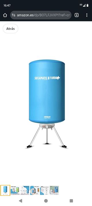 Secadora Secamatic Turbo+ portátil