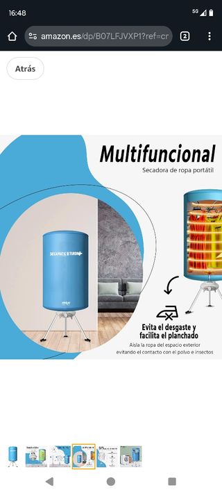Secadora Secamatic Turbo+ portátil