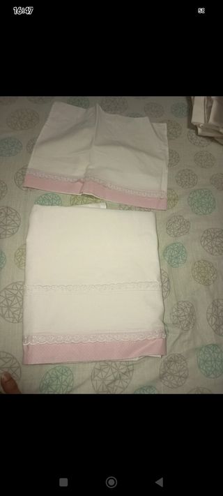 5 sábanas capazo bebé -