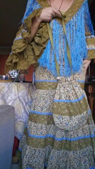 Traje de gitana talla 36 y bolso