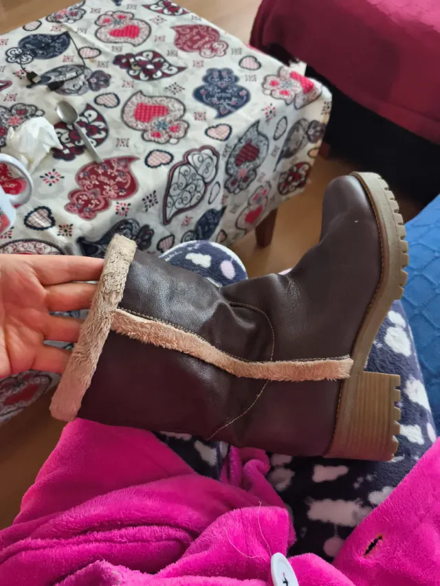 Botas Marrón Piel auténtica.