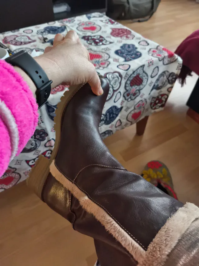 Botas Marrón Piel auténtica.