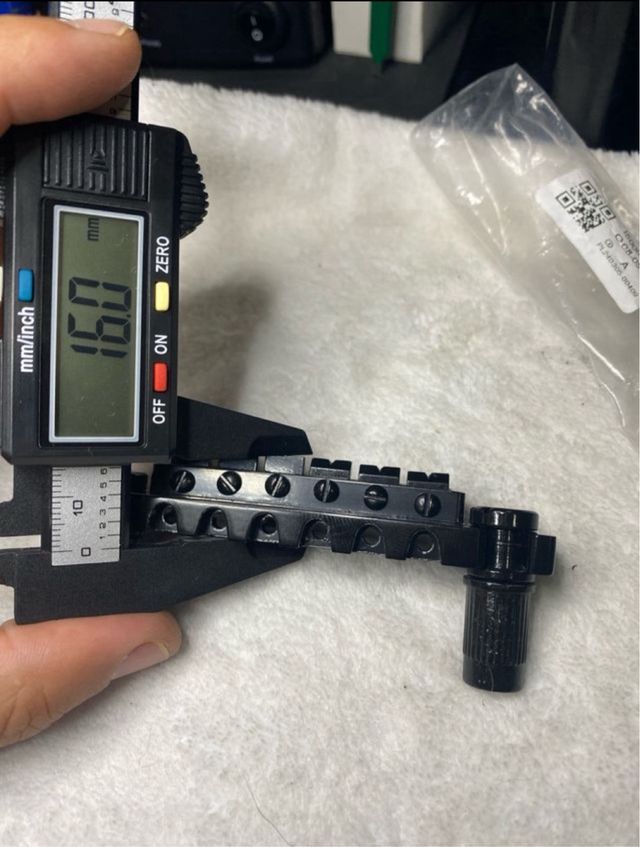 Puente Wraparound guitarra negro