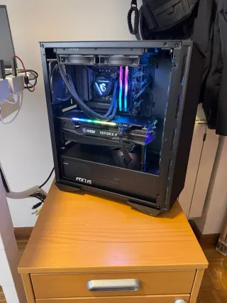 PC Gamer i7 RTX 3070 - Refrigeración Liquida