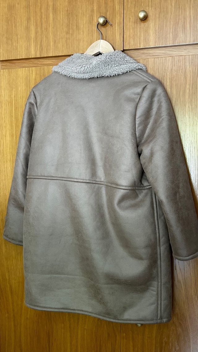 Abrigo borreguillo beige - Talla M