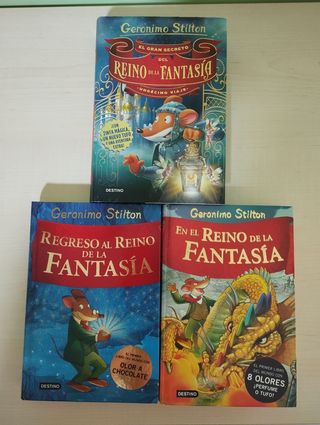 Lote de 3 libros de Gerónimo Stilton 