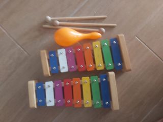 ¡Última semana!  Xilófonos y maraca infantiles