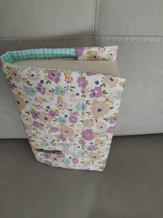 Funda acolchada flores