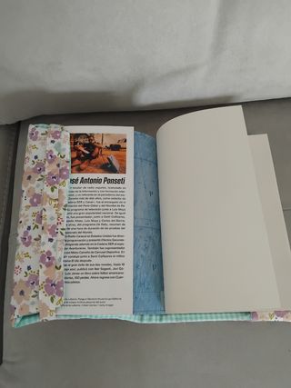 Funda acolchada flores