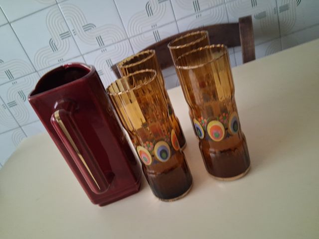 Brocca e bicchieri vintage Chivas Regal