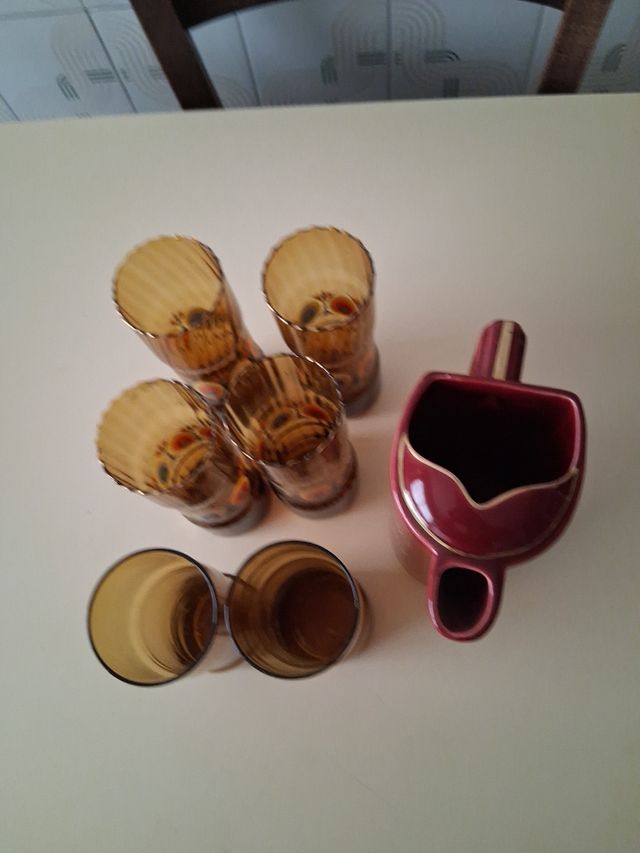 Brocca e bicchieri vintage Chivas Regal