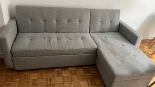 Sofá cama gris - Chaiselongue