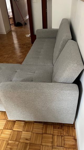 Sofá cama gris - Chaiselongue