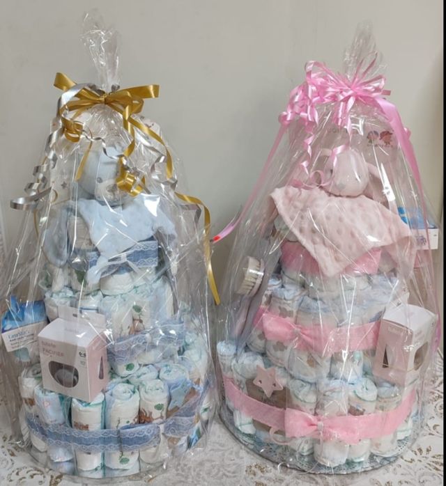 Tartas de pañales personalizadas