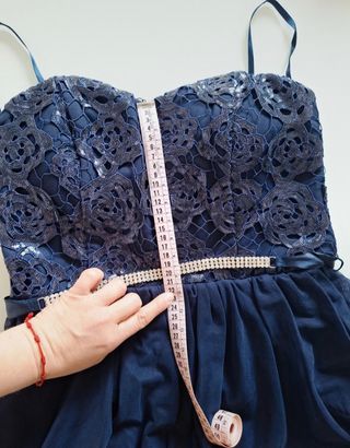 Vestido azul fiesta - Talla M