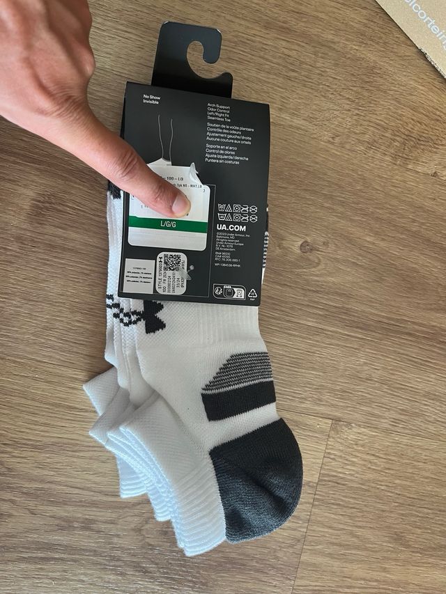 Calcetines Under Armour - Talla L (42-47.5 EU)