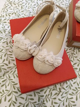 Zapatos Chicco niña beige talla 31 y 32 
 1puesta