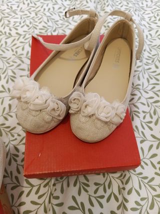 Zapatos Chicco niña beige talla 31 y 32 
 1puesta