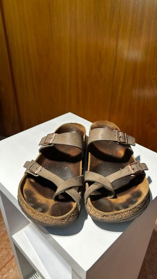 Sandalias Birkenstock Piel Marrón