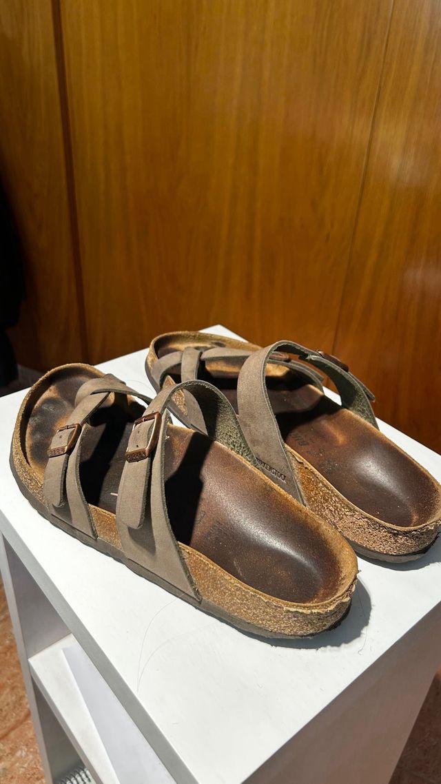 Sandalias Birkenstock Piel Marrón