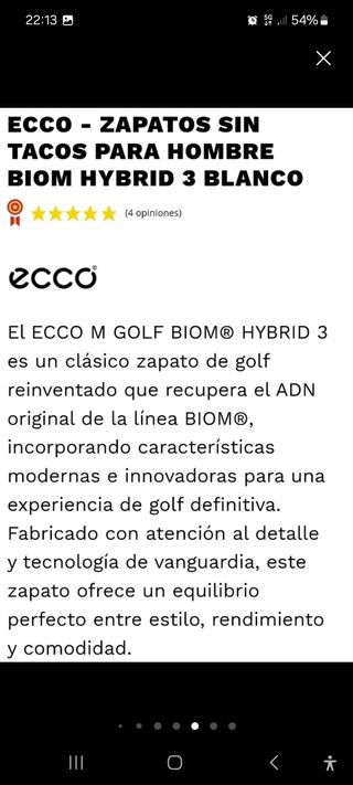 ECCO Biom Hybrid waterproof 3 Golf Shoes