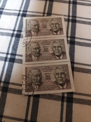 Francobolli Germania-Francia 1988
