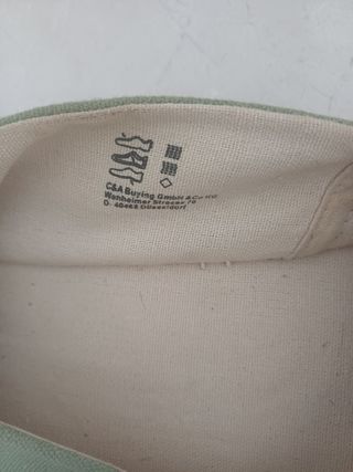Alpargatas VERDE PISTACHO  Talla 44