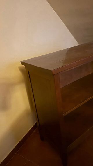 Estantería madera 2 baldas