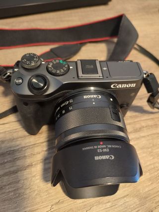 Canon EOS M6 mirrorless + Objetivo 15-45mm