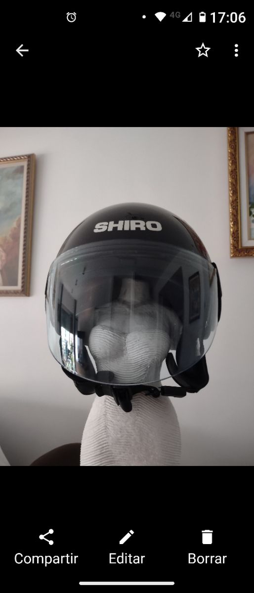 Casco Shiro moto vintage